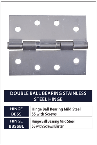 DOUBLE BALL BEARING STAINLESS STEEL HINGE
