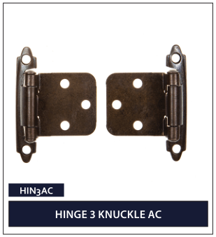 HINGE 3 KNUCKLE AC