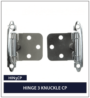 HINGE 3 KNUCKLE CP
