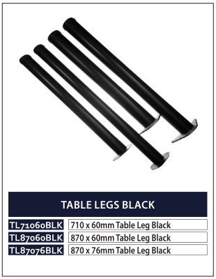 TABLE LEGS BLACK